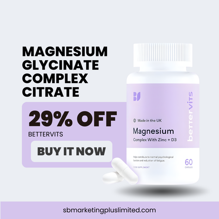 BETTERVITS MAGNESIUM GLYCINATE COMPLEX CITRATE