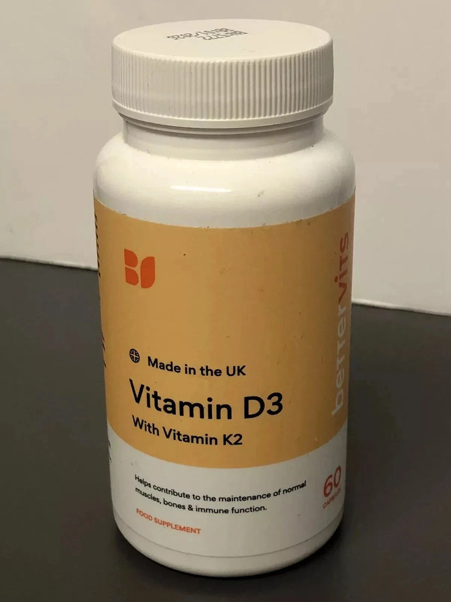 BETTERVITS VITAMIN D3 WITH K2