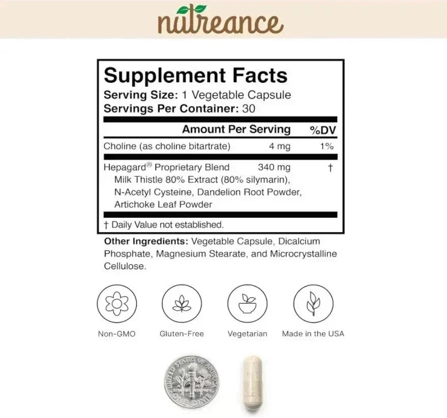 NUTREANCE HEPAGARD  N-ACETYL CYSTEINE (NAC)